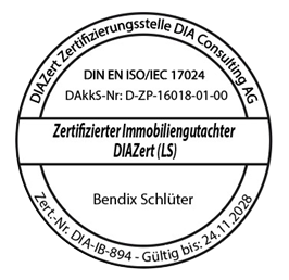 DIAZert-Zertifizierungssiegel für Immobiliengutachter